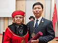 VŠFS впервые присвоил почетную степень honoris causa